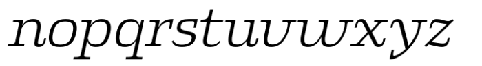 Klaud Regular Italic Font LOWERCASE