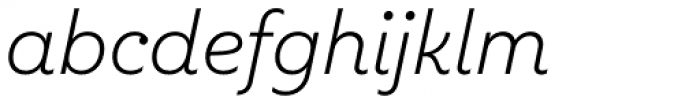 Kleide Light Italic Font LOWERCASE