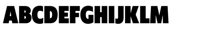 Klein Condensed Black Font UPPERCASE