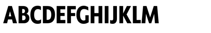 Klein Condensed Bold Font UPPERCASE