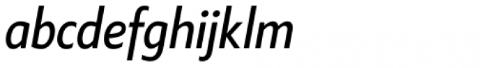 Klein Condensed Italic Font LOWERCASE