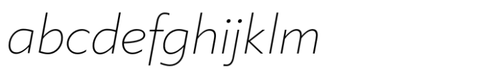 Klein Extralight Italic FONT