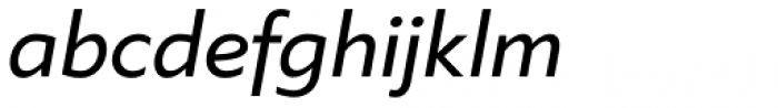 Klein Italic Font LOWERCASE
