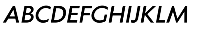 Klein Medium Italic Font