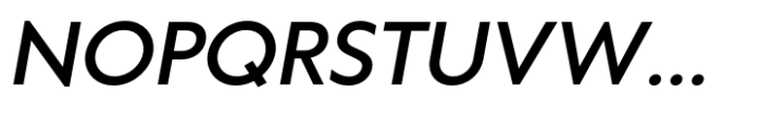 Klein Medium Italic Font UPPERCASE