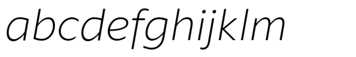 Klein Text Light Italic FONT