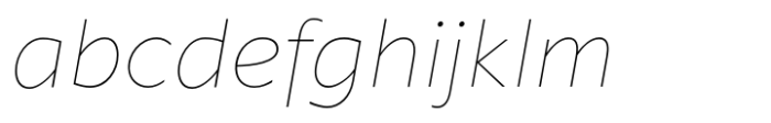Klein Text Thin Italic FONT