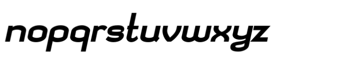 Kleptocracy Expanded Bold Italic Font LOWERCASE