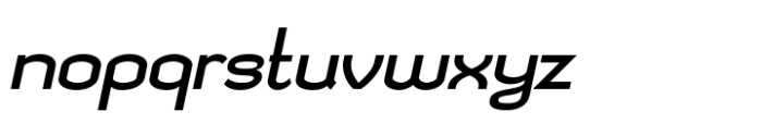 Kleptocracy Expanded Italic Font LOWERCASE