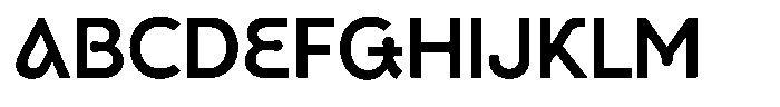 Klewa Font UPPERCASE