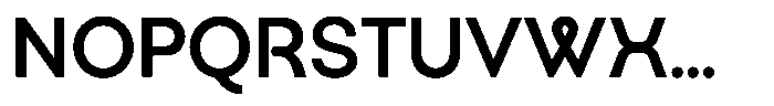 Klewa Font UPPERCASE