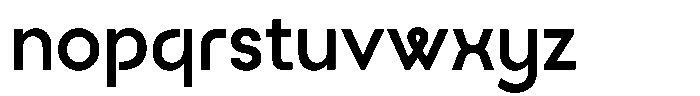Klewa Font LOWERCASE