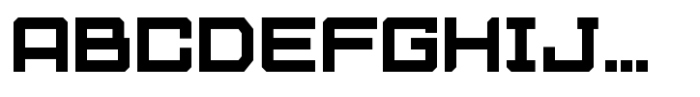 Klibeck Extended Font UPPERCASE