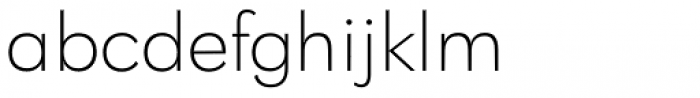 Klik Extralight Font LOWERCASE