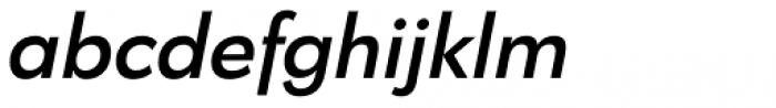 Klik Medium Italic Font LOWERCASE