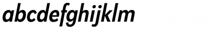 Klik Medium Narrow Italic Font LOWERCASE