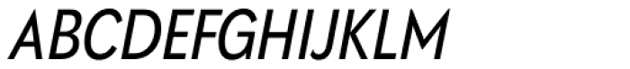 Klik Narrow Italic Font UPPERCASE
