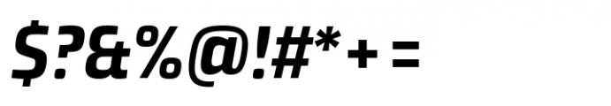 Klint Bold Italic Font OTHER CHARS