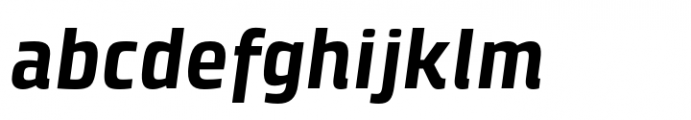 Klint Bold Italic Font LOWERCASE