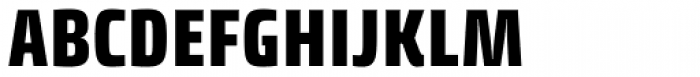 Klint Pro Black Condensed Font UPPERCASE