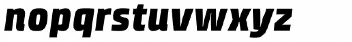 Klint Pro Black Italic Font LOWERCASE