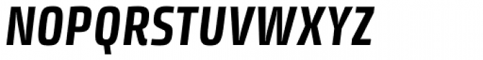 Klint Pro Bold Condensed Italic Font UPPERCASE
