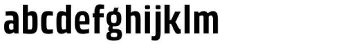 Klint Pro Bold Condensed Font LOWERCASE