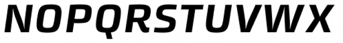 Klint Pro Bold Extended Italic Font UPPERCASE