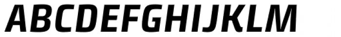 Klint Pro Bold Italic Font UPPERCASE