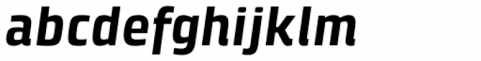 Klint Pro Bold Italic Font LOWERCASE