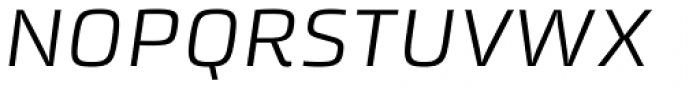 Klint Pro Extended Italic Font UPPERCASE