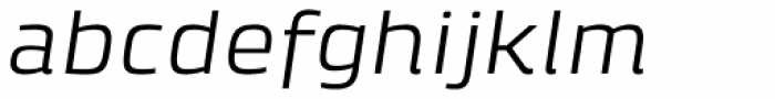 Klint Pro Extended Italic Font LOWERCASE