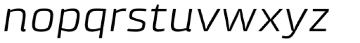 Klint Pro Extended Italic Font LOWERCASE