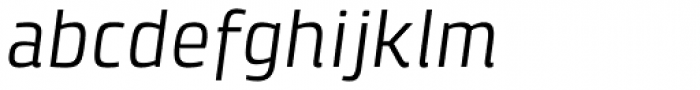 Klint Pro Italic Font LOWERCASE
