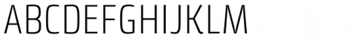 Klint Pro Light Condensed Font UPPERCASE