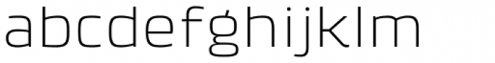 Klint Pro Light Extended Font LOWERCASE
