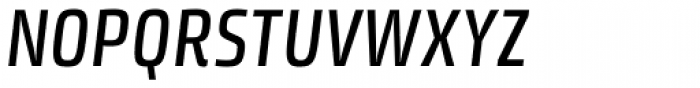 Klint Pro Medium Condensed Italic Font UPPERCASE