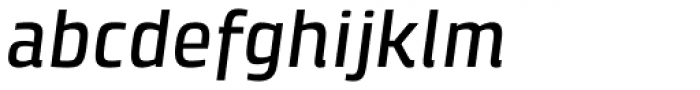 Klint Pro Medium Italic Font LOWERCASE