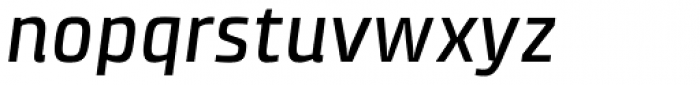 Klint Pro Medium Italic Font LOWERCASE