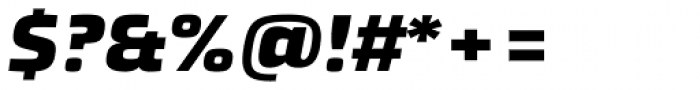 Klint Std Black Extended Italic Font OTHER CHARS