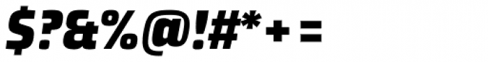 Klint Std Black Italic Font OTHER CHARS