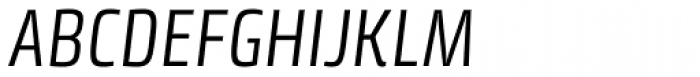 Klint Std Condensed Italic Font UPPERCASE