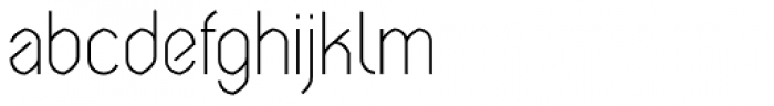 Klipa Light Font LOWERCASE