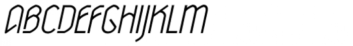 Klipa Medium Italic Font UPPERCASE