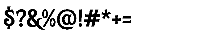 Kliwon Scary Regular Font OTHER CHARS