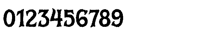 Kliwon Scary Rough Regular Font OTHER CHARS