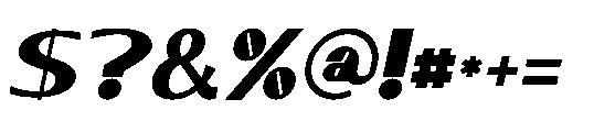 Kloe Italic Font OTHER CHARS