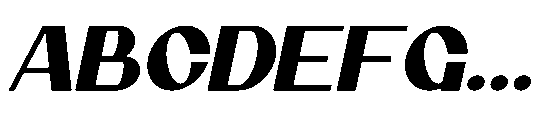 Kloe Italic Font UPPERCASE