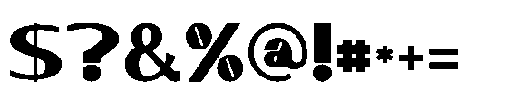 Kloe Regular Font OTHER CHARS