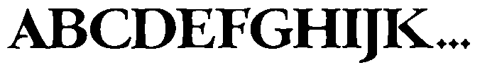 Klopfzeichen Extra Bold Font UPPERCASE